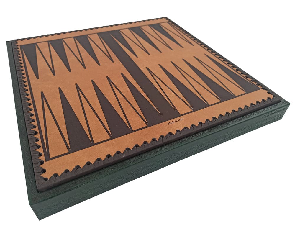 Plateau De Jeu Backgammon Et échecs 20 Pouces – Incrustations Nacre Et Corail Noir – Fait Main (Égypte)