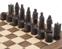 Berkeley Chess Englische Russet-Schachfiguren