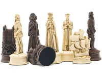 Berkeley Chess Elizabethan Russet Schachfiguren
