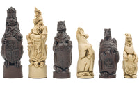 Berkeley Chess Royal Beast Russet — Pièces d’échecs