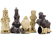 Berkeley Chess Alice in Wonderland Russet Schaakstukken