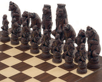 Pièces d’échecs Berkeley Chess Reynard the Fox Russet
