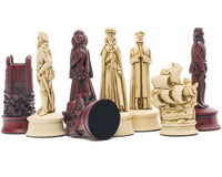 Pièces d’échecs Berkeley Chess Elizabethan Cardinal