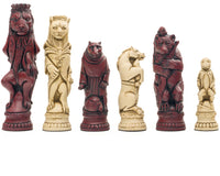 Berkeley Chess Reynard the Fox — Pièces d’échecs Cardinal