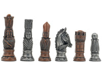 Berkeley Chess Victoriaanse metalen schaakstukken