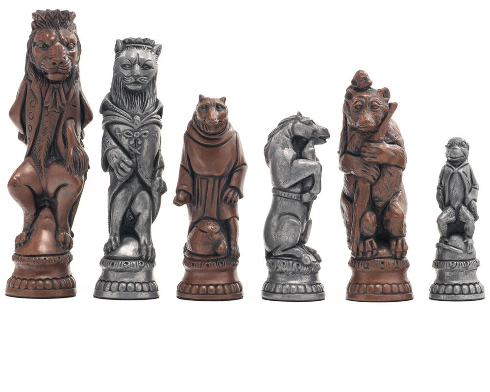 Berkeley Chess Reynard the Fox metalen schaakstukken