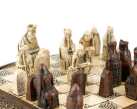 Jeu d'échecs Île de Lewis compact celtique 22,9 cm