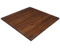 60 cm luxuriöses italienisches Schachbrett aus dunklem Walnusswurzelholz