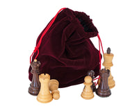 Sac de rangement pour pièces d’échecs à cordon rouge