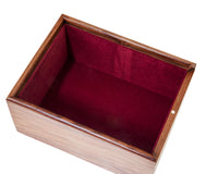 Houten Schaakstukken Kist met Schuifdeksel Groot