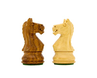 Fierce Knight Sheesham Staunton-Schachfiguren – 7,6 cm, inklusive Aufbewahrungskoffer für Schachfiguren aus dunklem Holz