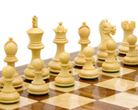 Fierce Knight Sheesham Staunton-Schachfiguren – 7,6 cm, inklusive Aufbewahrungskoffer für Schachfiguren aus dunklem Holz
