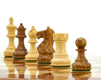 Fierce Knight Sheesham Staunton-Schachfiguren – 7,6 cm, inklusive Aufbewahrungskoffer für Schachfiguren aus dunklem Holz
