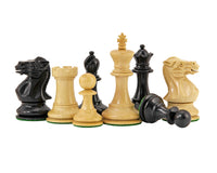 Série Highgrove — Pièces d’échecs Staunton ébonisées — 7,6 cm