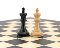 Série Highgrove — Pièces d’échecs Staunton ébonisées — 7,6 cm