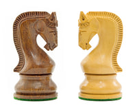 Leningrad-Serie: Akazien-Schachfiguren – 10,2 cm