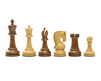 Leningrad-Serie: Akazien-Schachfiguren – 10,2 cm