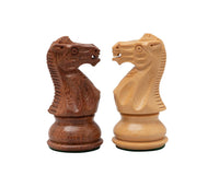 Acacia and Boxwood Staunton chess knights from Regency Chess collection