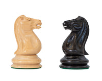 J J Cooke Edition Pièces d’échecs en ébène et en buis vieilli - 11,2 cm