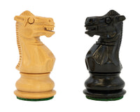 Kingsclere ebbenhouten Staunton-schaakstukken - 6,4 cm