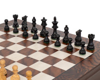 Kingsclere ebbenhouten Staunton-schaakstukken - 6,4 cm