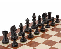 Down Head Grote Zwarte Kampioenschapsschaakset