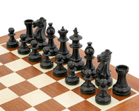 Jeu d’échecs Royal Flower en acajou