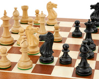 Jeu d’échecs Royal Flower en acajou