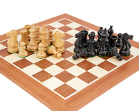 Jeu d’échecs Royal Flower en acajou