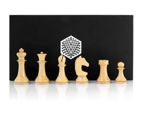 Ensemble d'Échecs du Championnat du Monde, Pendule et Coffret en Bois