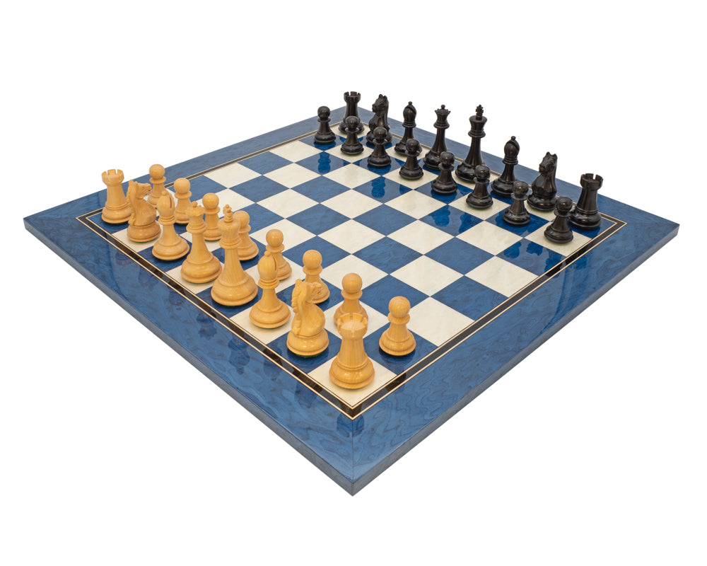 Oxford Series – Erable-Schachset in Schwarz und Blau