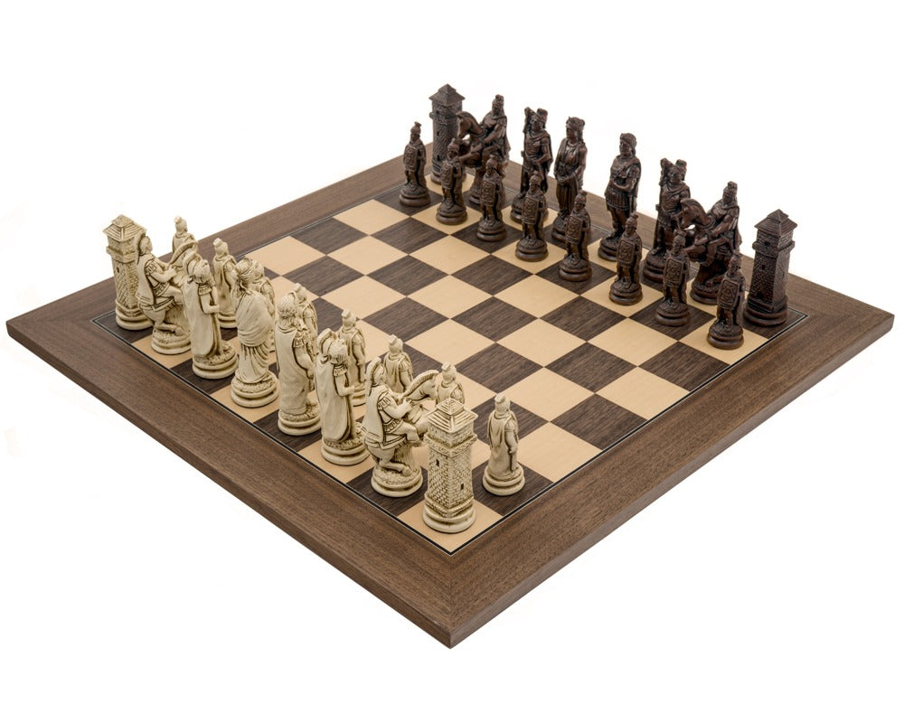 Jeu d'échecs Roman Russet et Noyer de Berkeley Chess