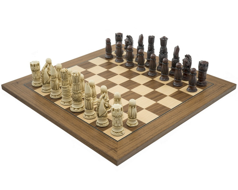 Jeu d’échecs Berkeley Chess Victorian Russet et Walnut