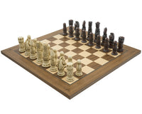 Jeu d’échecs Berkeley Chess Victorian Russet et Walnut