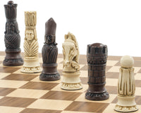 Jeu d’échecs Berkeley Chess Victorian Russet et Walnut