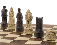 De Berkeley Chess English Russet & Walnut-schaakset