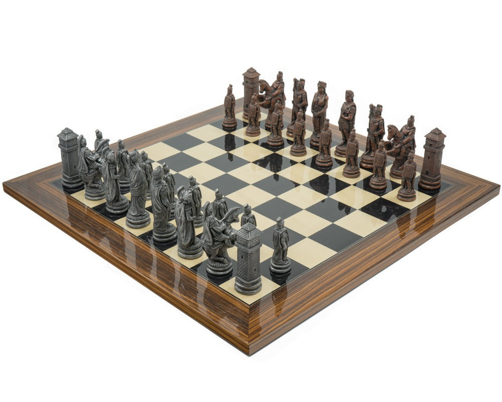 Le jeu d’échecs Berkeley Chess Roman métal et palissandre