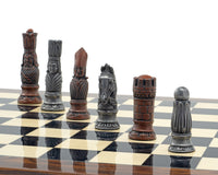 Berkeley Chess Victoriaanse metalen en palisander schaakset