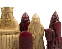 Le Jeu d’échecs Île de Lewis noir et rouge