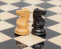 La réplique de 1849 du Jeu d’échecs Staunton de luxe en ébène et palissandre