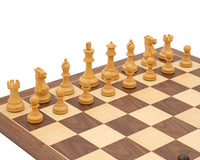 Deluxe-Staunton-Schachset aus Rosenholz und Nussbaum