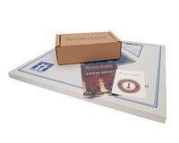 Das Abingdon Schachset aus Schwarz und Mahagoni