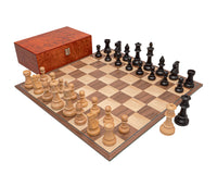 Le Conquest — Jeu d’échecs pliant en noyer et noir