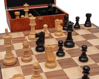 Le Conquest — Jeu d’échecs pliant en noyer et noir