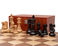 Le Conquest — Jeu d’échecs pliant en noyer et noir