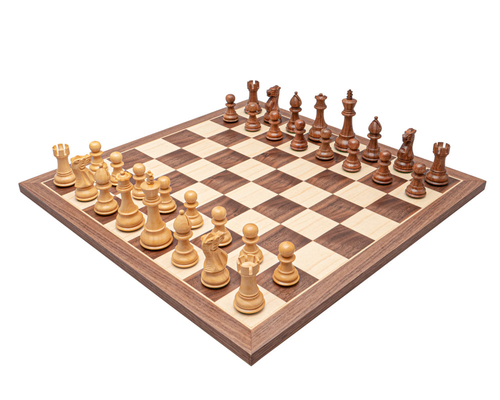 Jeu d’échecs Staunton classique en acacia et érable