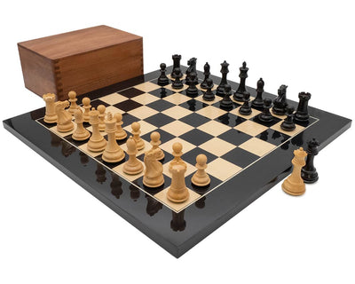Ensemble d'Échecs Staunton de Luxe pour Compétition avec Étui