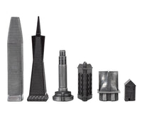 Skyline Premium — Pièces d’échecs en métal — Édition San Francisco
