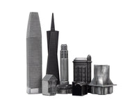 Skyline Premium — Pièces d’échecs en métal — Édition San Francisco